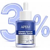 APBM Copper Peptide Serum for Face | GHK-Cu + 3% Matrixyl 3000 | 1.01 Fl Oz | Anti-Aging Firming Facial Serum with Multi-Peptides &amp; Hyaluronic Acid for Fine Lines, Wrinkles, Skin Elasticity &amp; Hydration