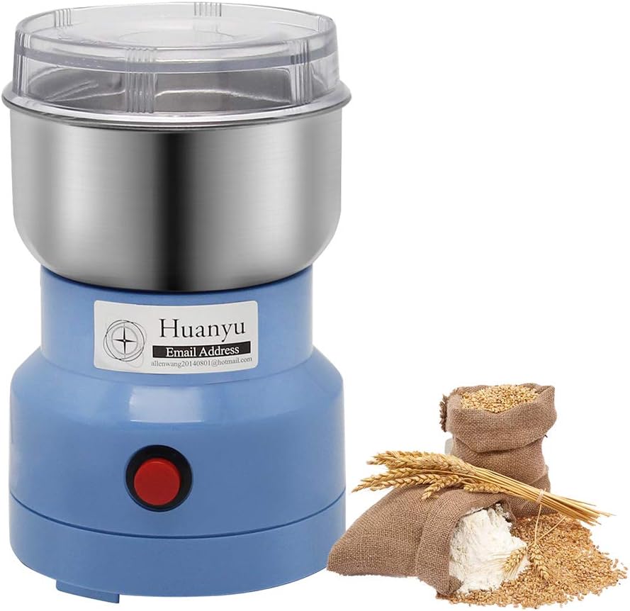 Huanyu 200g Electric Grain Grinder 10 Seconds Grinding Machine Swing