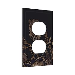ShinyLuck Boho Line Flowers 1 Gang Electrical