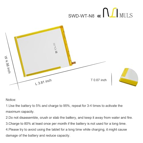 For Samsung Galaxy Tab A 8.0 2019 SM-T290 Battery SWD-WT-N8 Replacement