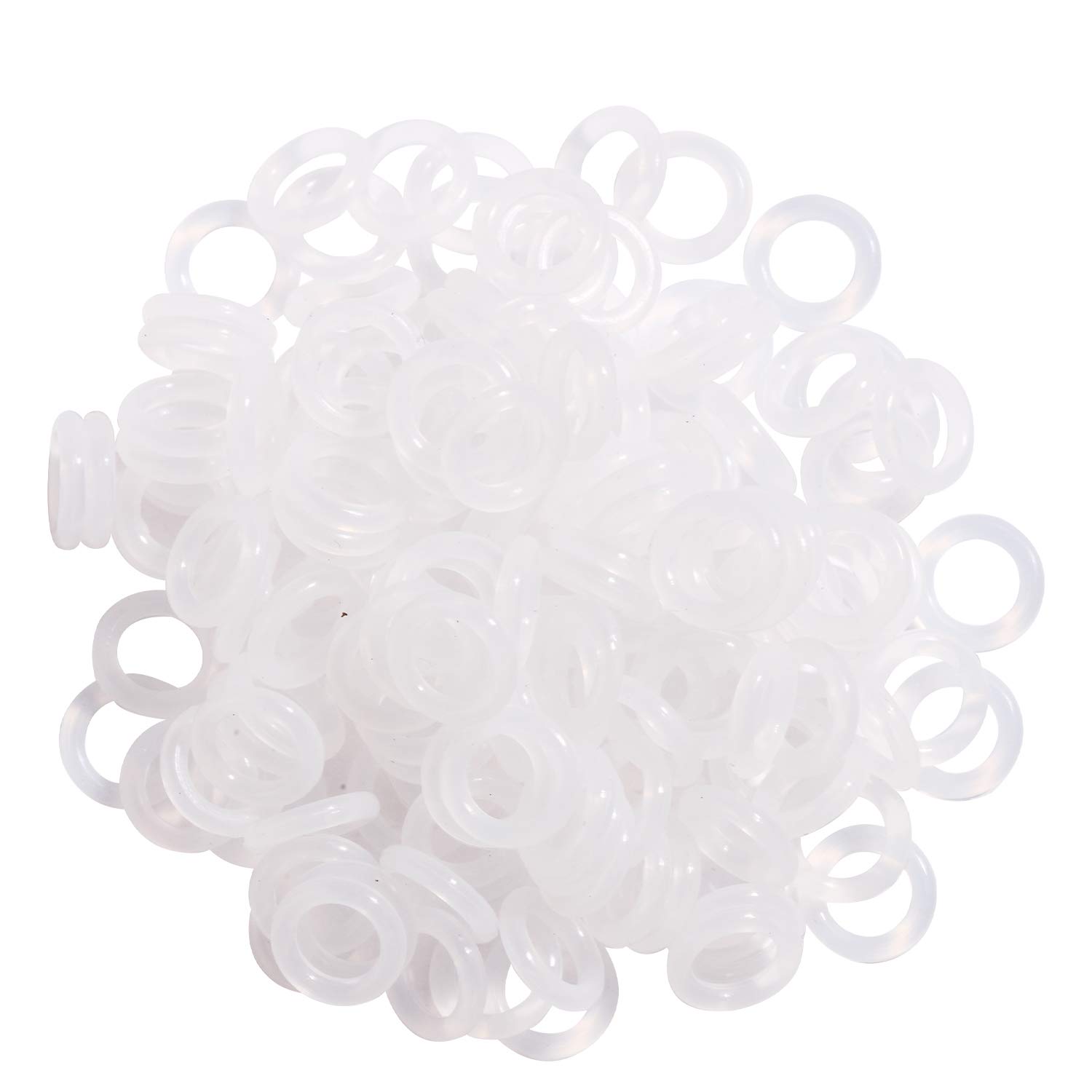 Braylin 150Pcs Mechanical Keyboard Silicone O-Ring Ultra-Quiet Switch Dampener for Cherry MX Key Switch Keyboards Dampers