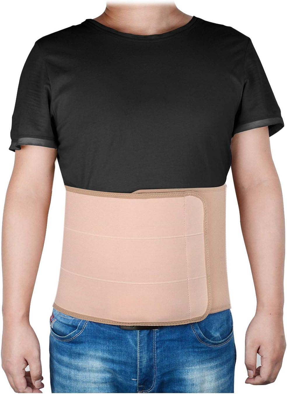 SupreGear Plus Size Abdominal Binder, Adjustable Surgical Elastic Belly
