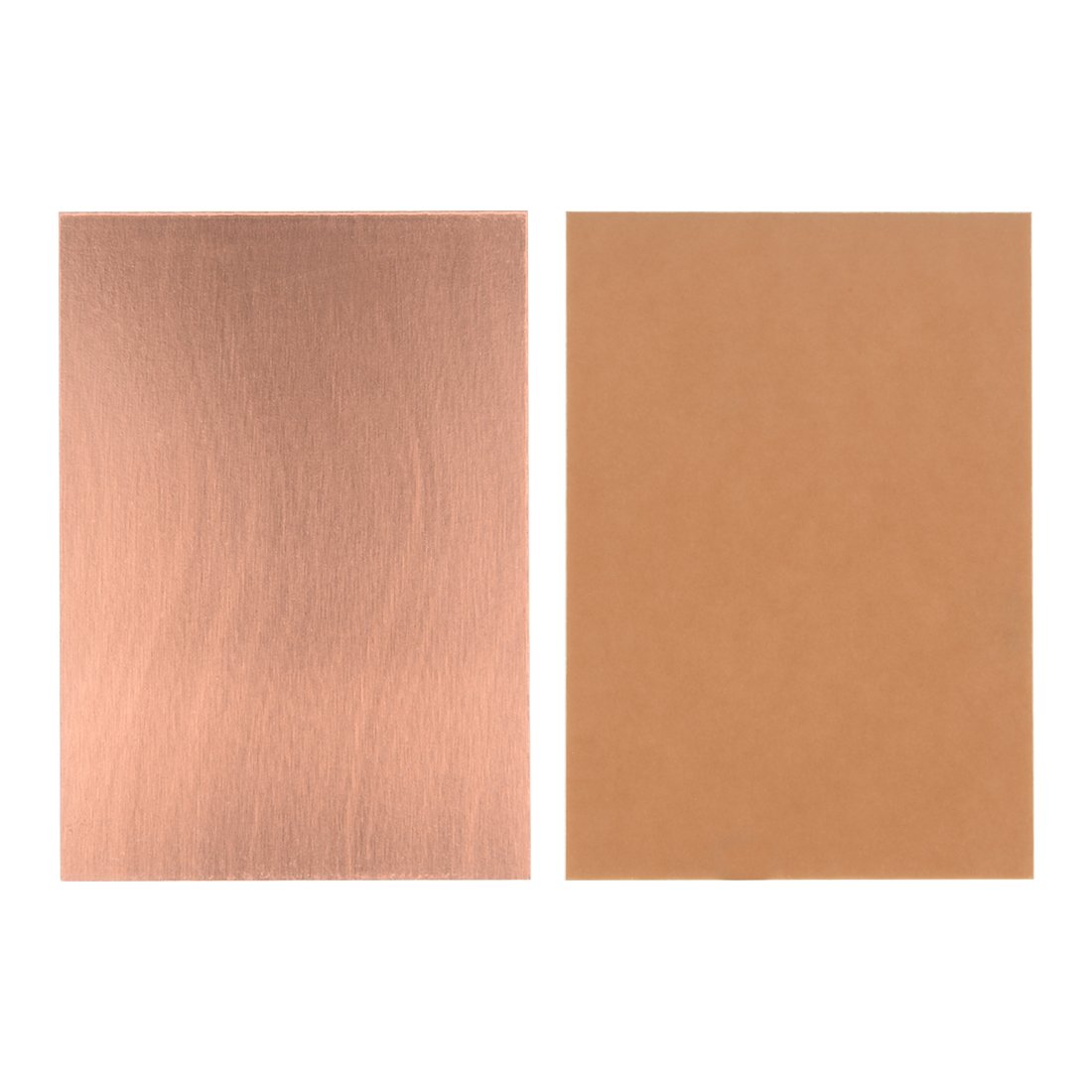 Sourcingmap 7X10cm Single Sided Copper Clad Laminate PCB Circuit Board Brown 50pcs