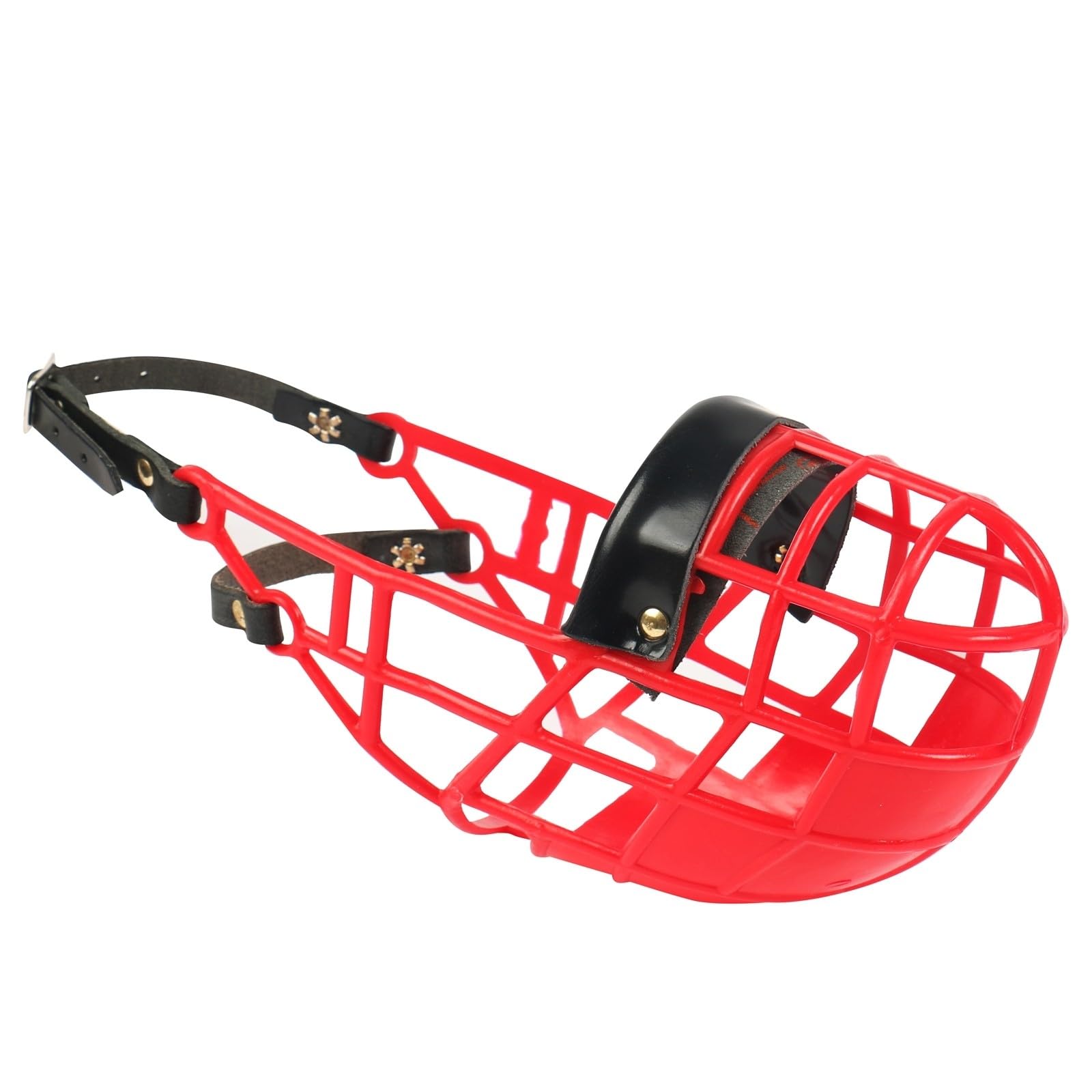 Muzzle Don Pare Model 101 In Red Drinking Always Possible Ideal For Freewheeling, Kennel, Cage, Dog Racing, Car, poison bait protection By Amathings — image 1