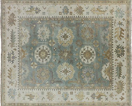 Oushak Wool Hand Knotted Area 8'x10' Rug W606