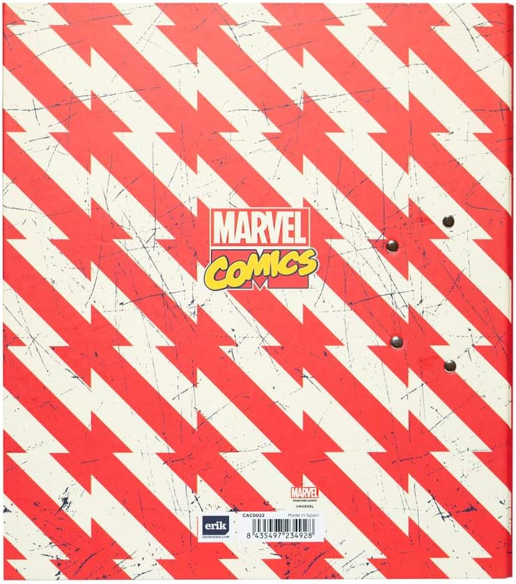 Official Marvel Lever Arch File – Captain America A4 File Folder – BigaMart