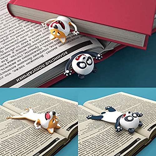 2Pcs Cute Book Markers, 3D Cartoon Animal Bookmark - Image 3
