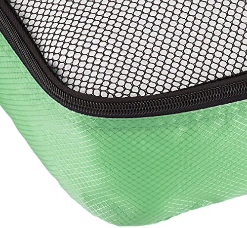 AmazonBasics 4 Piece Packing Travel Organizer Cubes Set - Large, Green 5 AmazonBasics 4 Piece Packing Travel Organizer Cubes Set - Large, Green
