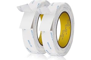 UPINS Double Sided Foam Tape, Double Sided Tape Heavy Duty for Walls Strong Adhesive Mounting Foam Tape Strips for Picture Po