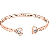 FOTAP My Maid of Honor Today My Sister Forever Bracelet Wedding Party Gift Matron of Honor Gift Maid of Honor Gift