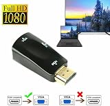 HDMI to VGA Adapter with Audio 1080p Male to Female Converter for PC Laptop view 5
