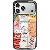 CASETiFY Impact iPhone 17 Pro Max Case [Slim/Wireless Charging Compatible / 8.2 ft. 4X Military Grade Drop Protection] - AirTags - Clear Black