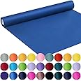 SMART&CASUAL 17.8" x 760" (63') Blue Kraft Craft Paper Roll for Gift Wrapping Bulletin Board Bouquet Flower Kids Art Packing Parcel Table Covering 80GSM 55LB (Blue, 17.8" x 63')