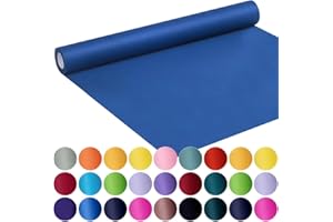 SMART&CASUAL 17.8" x 760" (63') Blue Kraft Craft Paper Roll for Gift Wrapping Bulletin Board Bouquet Flower Art Packing Parce