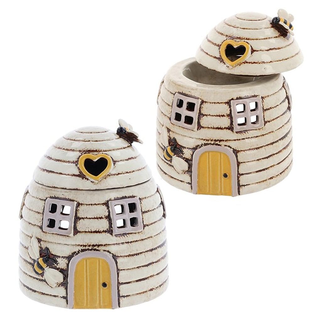 Village Pottery Beehive Dome Warmer - Cream/Yellow 330953