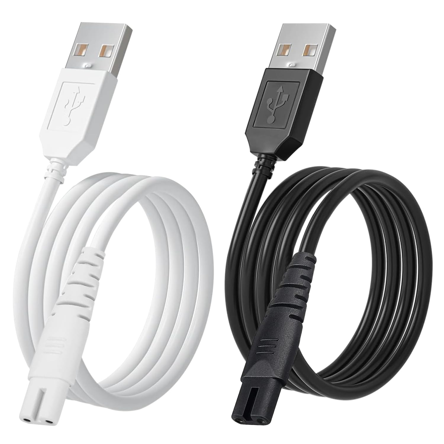 Photo 1 of 2 Pack Replacement USB Charging Cable for Water Flosser Portable Cordless Oral Irrigator for Nicwell, Fairywill, Aquasonic, Nicefeel, Oralfree, MOSPRO, Cremax, Tovendor, Hangsun, Insmart, Zerhunt