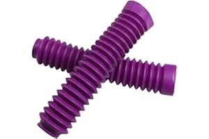 NyZyL Universal Motorcycle Rubber Protector Front Fork Gaiters Dust Cover Gators Boots Motorbike Shock Absorber Gaiter Covers, Purple