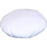 YonoCart ™ Dog Bed Filler with Cover Polyester Hypoallergenic Soft Microfiber Pillow for Pet Bed Cat Bed Children Bedding White, 32 Inch 81cm