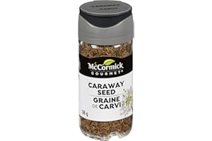 McCormick Gourmet (MCCO3), New Bottle, Premium Quality Natural Herbs & Spices, Caraway Seed, 38g