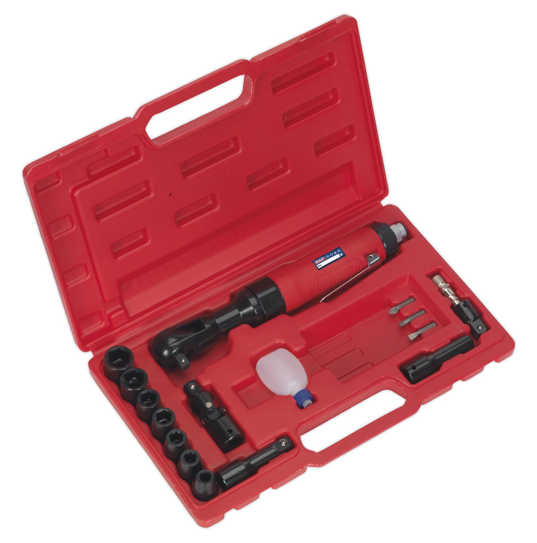 Sealey GSA20KIT 3/8"Sq Drive Air Ratchet Wrench Kit