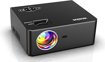Proyector, WiMiUS 5500 Lúmenes Proyector de Cine en Casa Full HD Soporta 1080P Audio Hi-Fi