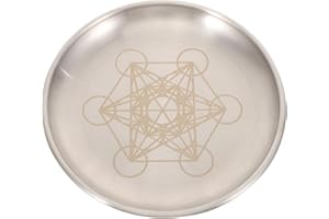 COHEALI Altar Plate Candle Holder Ritual Burning Incense Burner Offering Bowl Decorative Tealight Tray Witchcraft Wiccan Tarot Supplies
