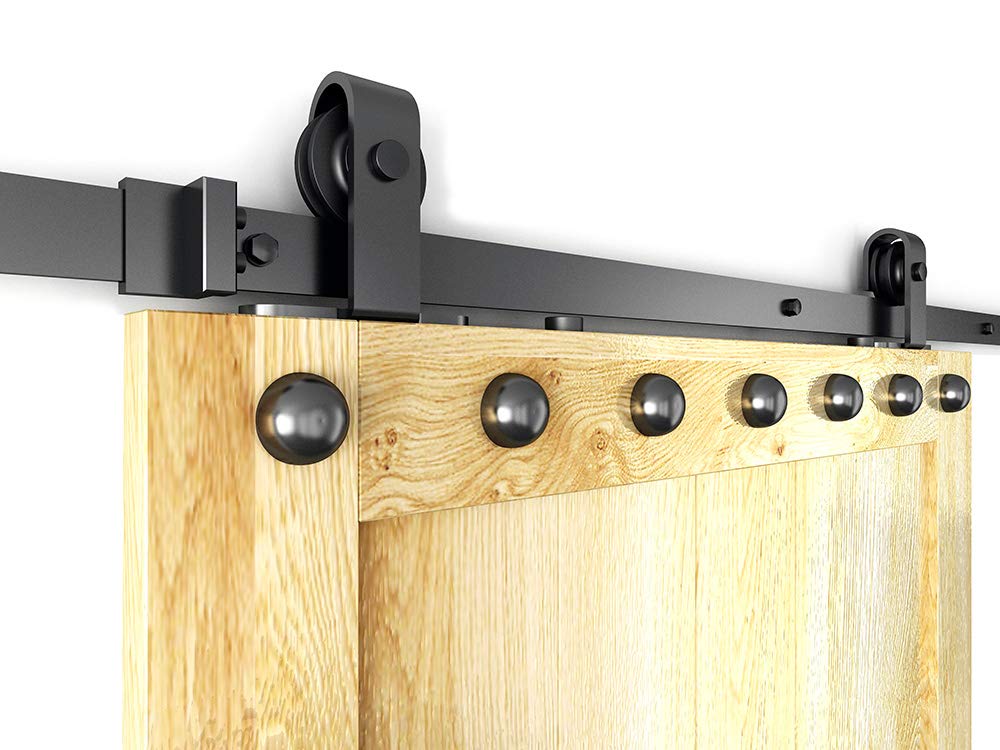 DIYHD 11/2'' Black Round Nails Sliding barn Door