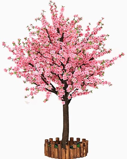 Amazon Vicwin One 造花 桜の木 日本の桜 ピンク 造花 屋内 屋外 家庭 オフィス パーティー 高さ6フィート 1 8m 造花 オンライン通販