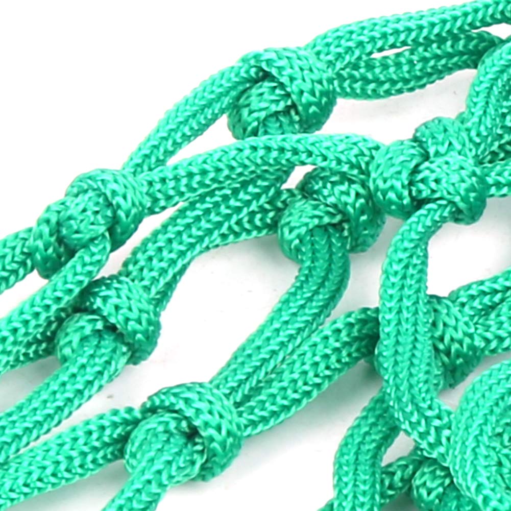 Keenso 6pcs Billiards Mesh Pockets Snooker Table Pool Net Bags Green Billiard Supplies