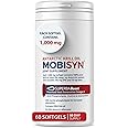 100% Pure Organic Antarctic Krill Oil 1000mg, 60-Days, Omega 3, Highest Concentration 56% Phospholipids, EPA Choline, Astaxanthin, Wild Caught, Sustainable, Supports Heart, Brain, No Fish Oil