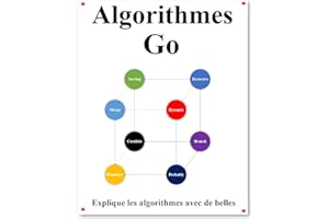 Algorithmes Go: Explique les algorithmes Go avec de belles images Apprenez-le facilement et mieux (French Edition)