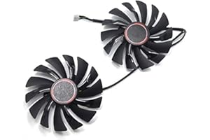 inRobert Graphics Card Cooling Fan Replacement for MSI GTX 1080 GTX 1070 GTX 1060 RX 580 RX570 Armor Video Card Cooler Fan