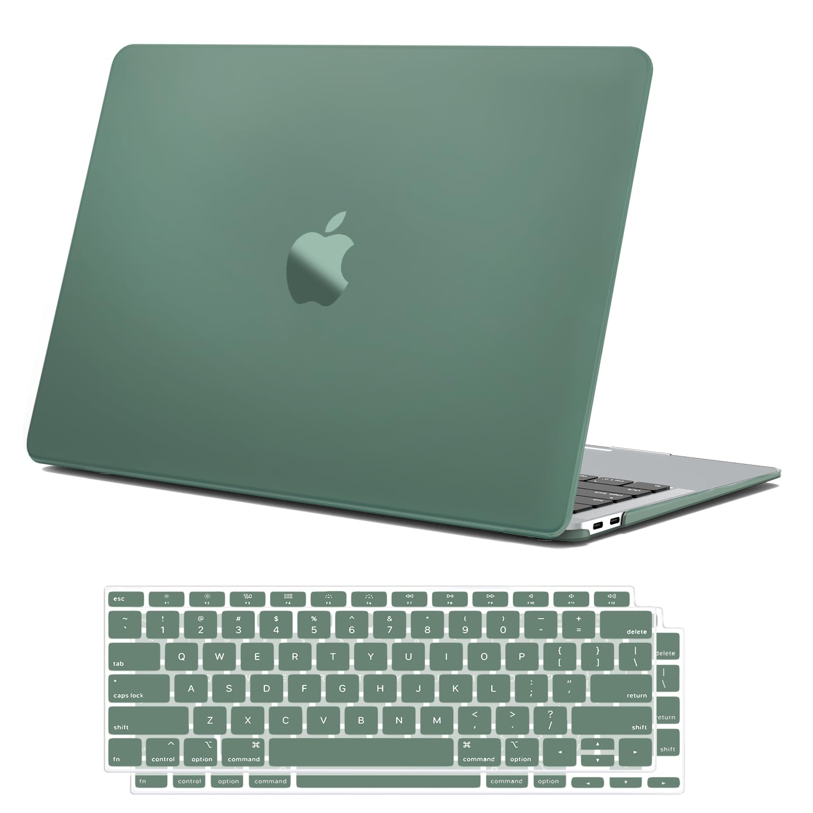 KEROM Cover Rigida E Tastiera Per MacBook Air 13" (2018-2021) - Modelli A2337, A2179, A1932 - Design Girasole - 3