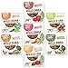 Wild Zora Meat & Veggie Bars, Variety 5-Pack, Natural Pork, Beef, Lamb, & Turkey Jerky Snacks, Healthy Paleo Snacks, AIP Friendly Options, Gluten Free, Soy Free, High Protein, No Added Sweetener