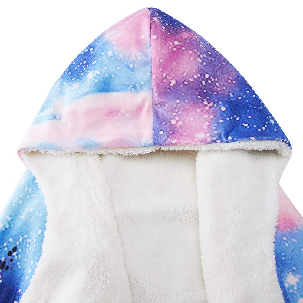 Loveternal Womens Warm Blanket Hoodies Plush Throw Blanket Adult Womens Cloak Blanket Novelty Travel Wearable Cozy Hoodie Blanket Couch Camp Snuggle (60\