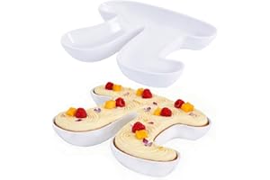 FULJOOY Pi Sign Baking Pan Heavy Duty Ceramic Pans for Cake Pi Pie Pan Large Lasagna Pan Deep for Oven Perfect for Teacher's 