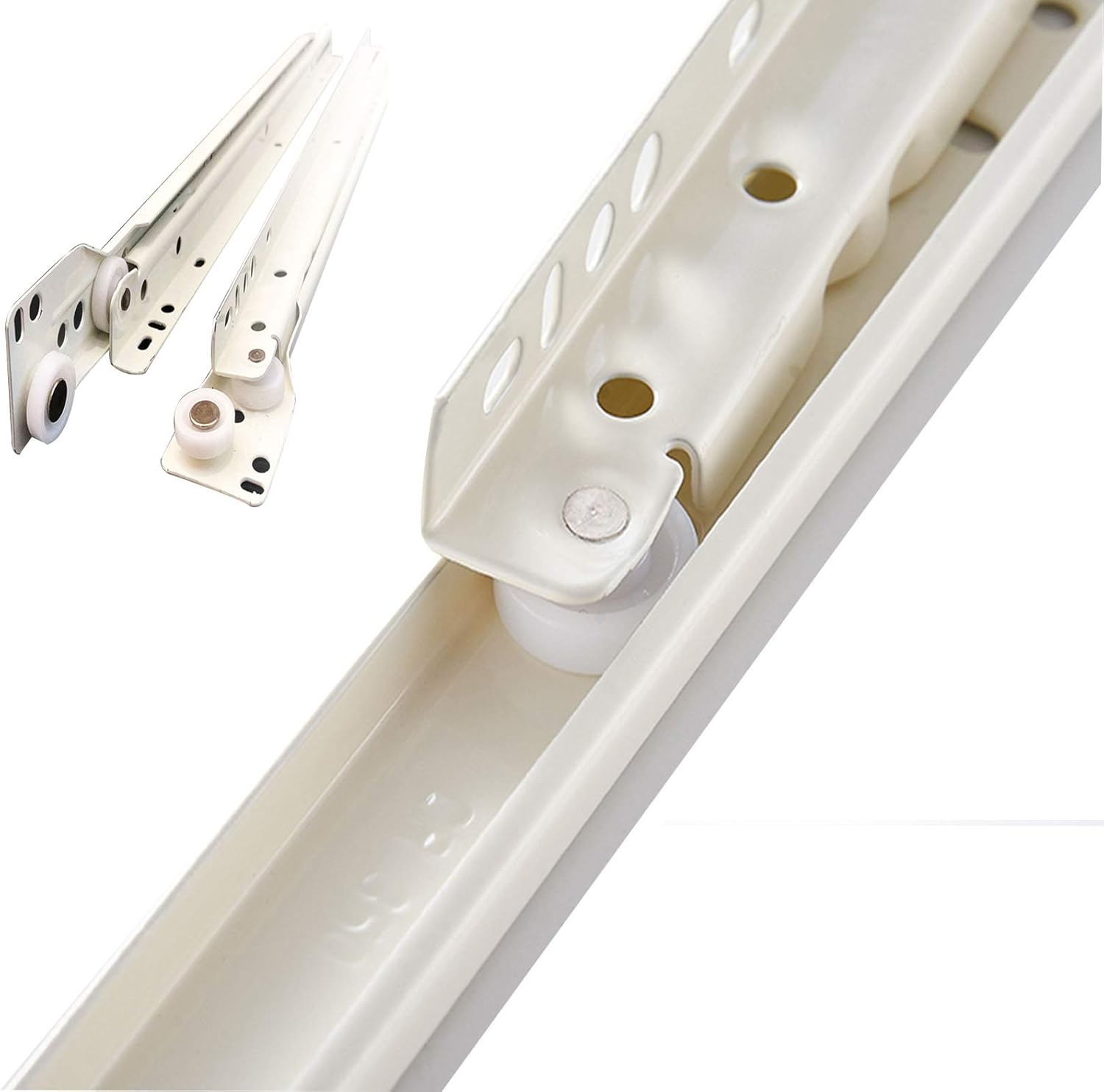 HBJSkcn Europäische Schubladenschienen 450 mm Schubladenführungen