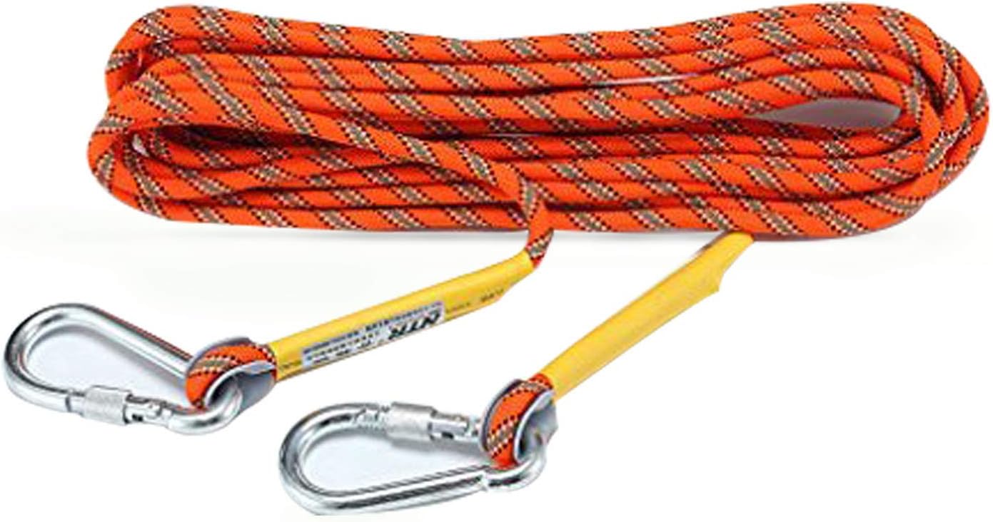 Outdoor Climbing Rope 130FT/40M 8mm Safety High Strength Tree Climbing