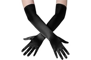 Papoopy Women Gloves for for Wedding, Tea Party, Cosplay, Costume