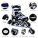 Otw-Cool Adjustable Inline Skates for Kids and Adults, Roller Skates with All Wheels Light up, Safe and Durable Inline Roller Skates for Girls and Boys, Men and Ladies
