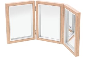 KESYOO Wall Mirror Foldable Montessori Design for Early Education Unbreakable Mirror for Sensory Activities