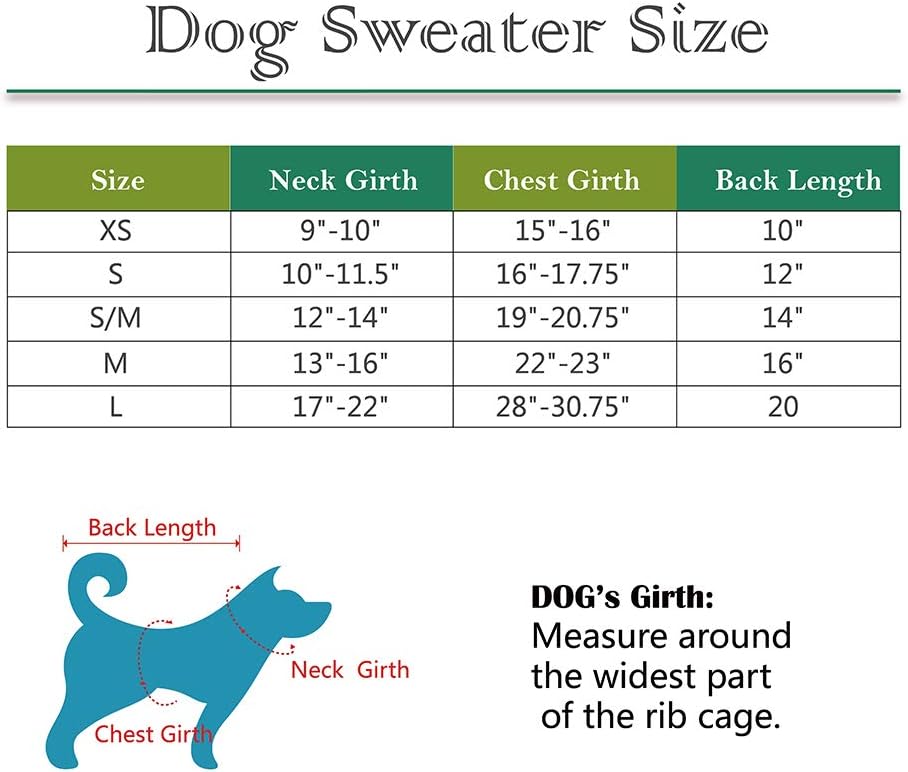 Orangexcel Classic Red Christmas Dog Knitted Sweater With Cute Reindeer For Puppy Pet Sweaters