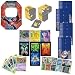 100 Assorted Pokemon Cards with 2 Ultra Rares! Bonus 20 Foils, Pokemon Deck Box, Pokemon Tin or Storage Box! Includes 3 Custom Golden Groundhog Token Counters!