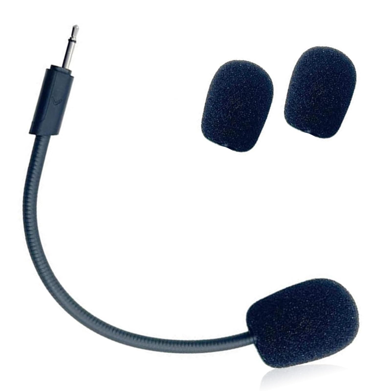 J.M.SHOW Replacement Game Mic for JBL Quantum 100 (Q100) Stereo Studio Gaming Headsets on PS5 PS4 PC Xbox MAC, 2.5mm Jack Detachable Noise Cancelling Crystal-Clear Game Microphone Voice Boom