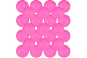 SEEVOR 28 Pcs Balls Table Tennis Balls 40mm Color Plastic Balls Bulk Washable Small Game Balls for Party Decoration Handcrafted Art Carnival Pool Games