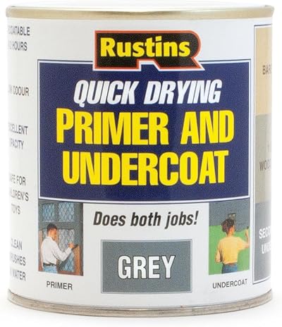 Rustins GYPU500 500ml Quick Dry Primer Undercoat Grey