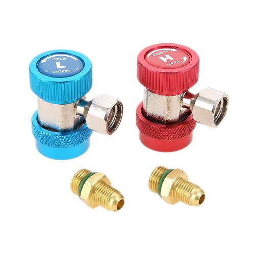 Aupoko AC R134A Adapter Fitting, Adjustable R134A Quick Coupler Adapter ...