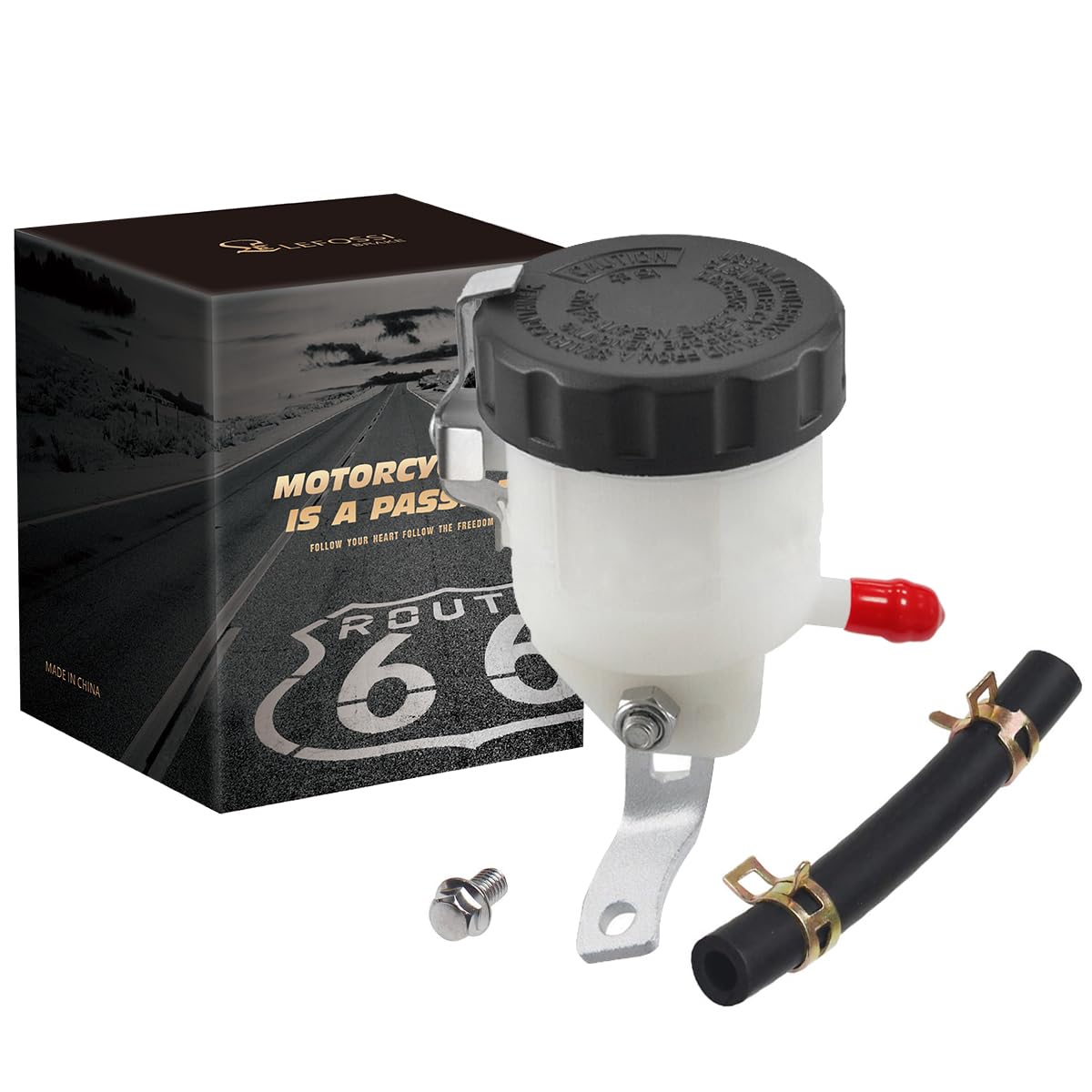 Universal Motorcycle Front Brake Master Cylinder Brake Pump Tank Oil Cup Fluid Bottle Reservoir With Bracket For Suzuki GSXR 600 GSXR 750 GSXR 1000 2006 2007 2008 2009 2010 up