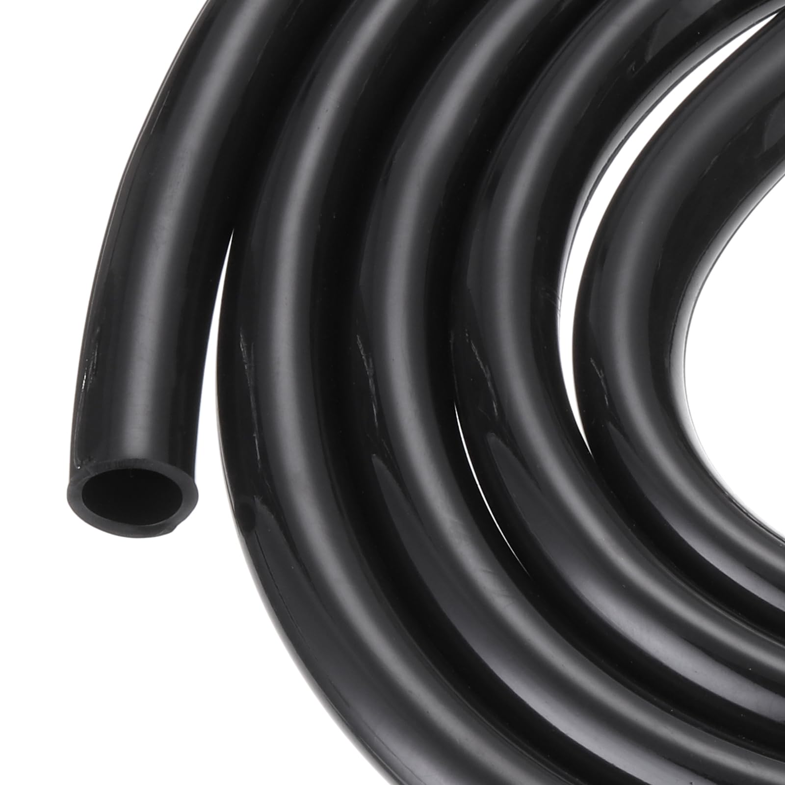 Rebower 10ft 15.9mm x 22.2mm Black Plastic PVC Tubing Flexible Vinyl Tube, [for Garden Irrigation, Water Hose, Fish Tank, Aquarium] - 5/8"x 0.9"
