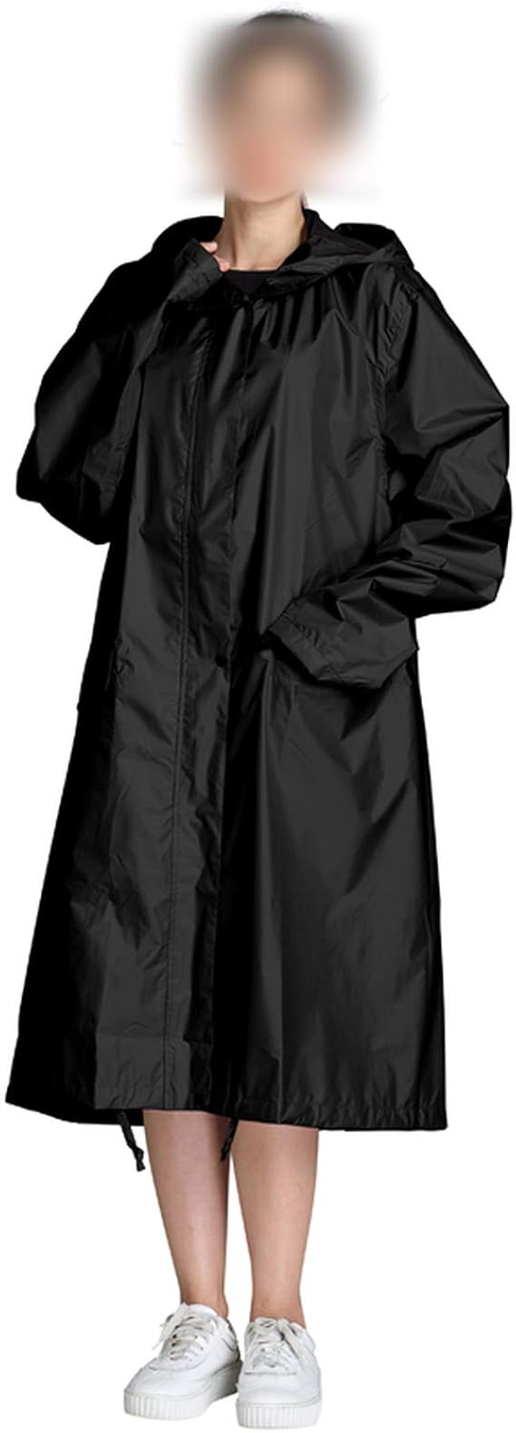 whocare Women�s Long Thick Rain Coat Stylish Waterproof